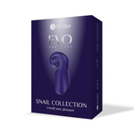 Синий мастурбатор с вибрацией SVibe Evo Snail Blue CE-N