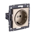 Розетка штепсельная SCHUKO 16A/250 В, золотой Kollinger REA-002GD для Aspekt, Eleganz, Reflex