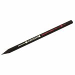 Карандаш чернографитный BRAUBERG "PREMIUM TURKEY", 1 шт., "Trios", НВ, ассорти, дисплей, 181572