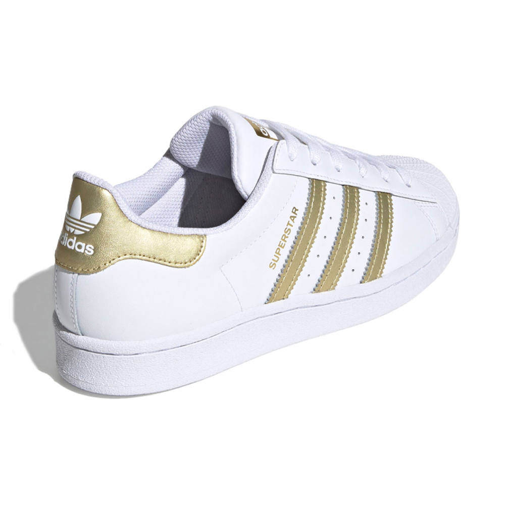 Кроссовки Adidas Originals Superstar Cloud White Gold Metallic