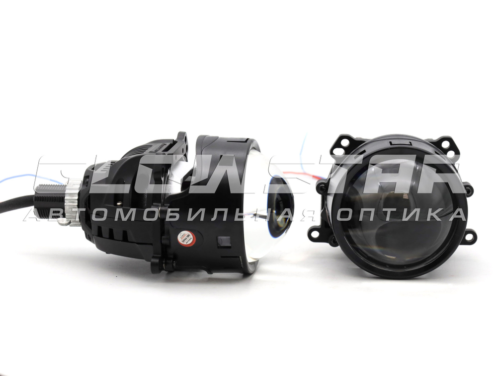 Билед модули Aozoom K10 2025 3.0 дюйма, 2 чипа, 5500K, 12V, 58W/66W, крепление 3R и съемное гаечное (комплект, 2шт)
