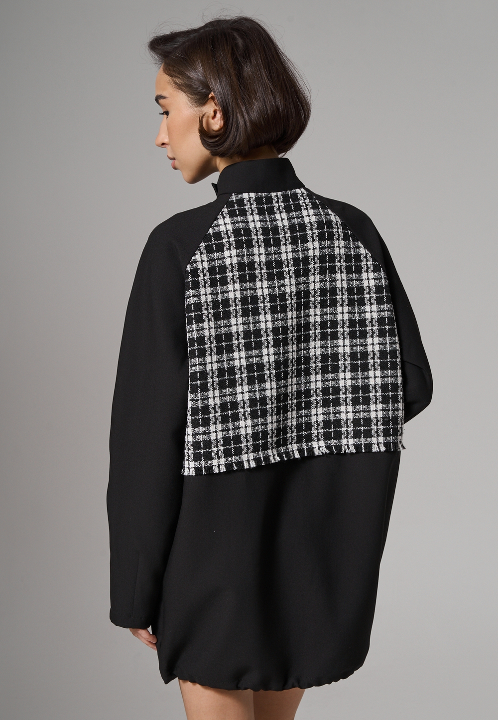 Бомбер удлиненный