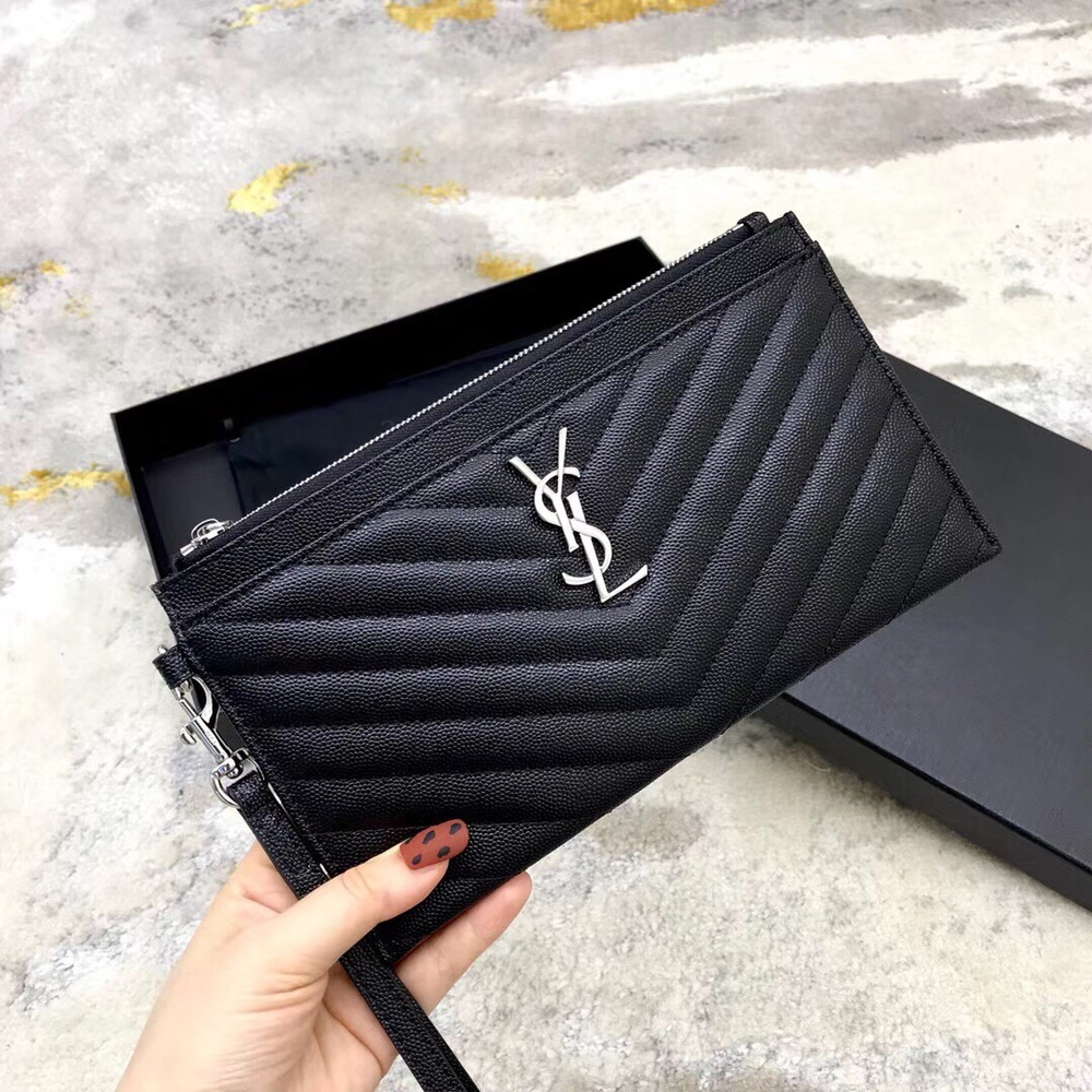 Saint Laurent Large Zipped Pouch