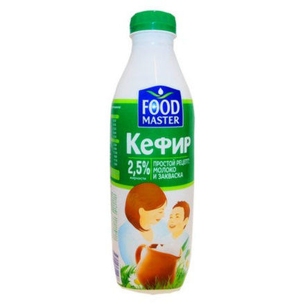 Кефир Food Master 2,5% 900 гр