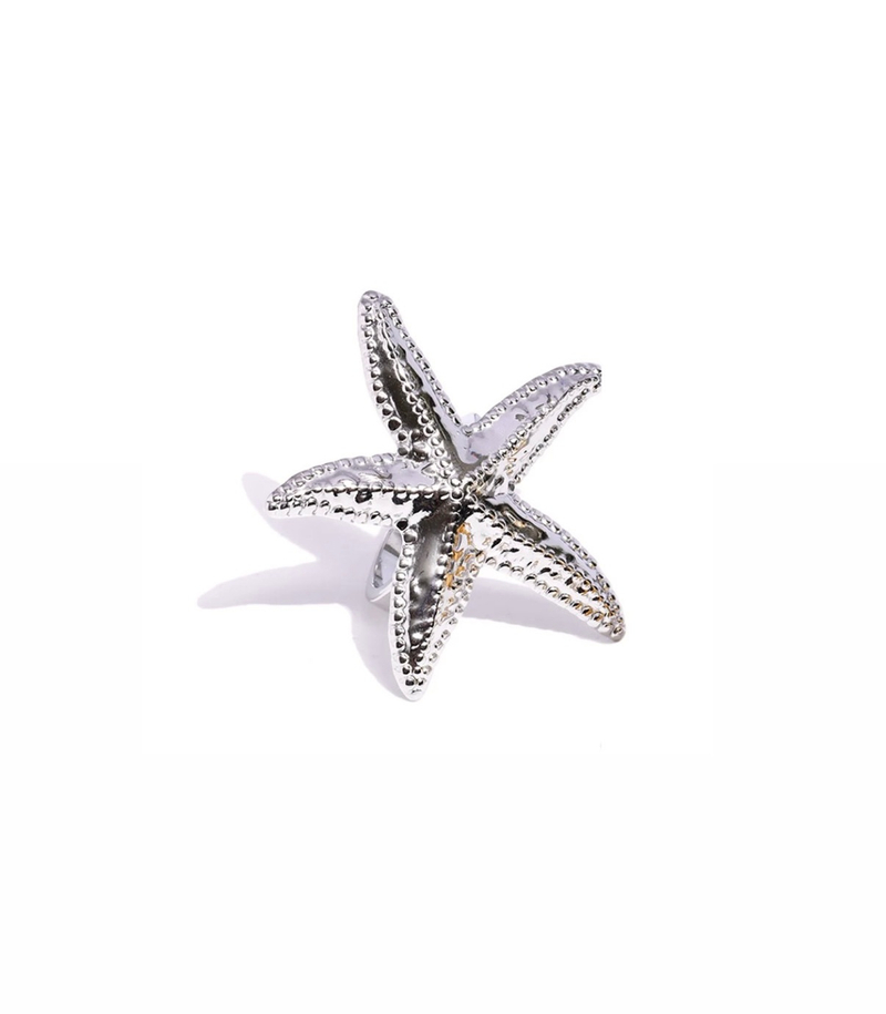 Кольцо STAR silver