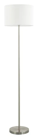 4058AFL SATIN NICKEL+WHITE (1) Торшер NW