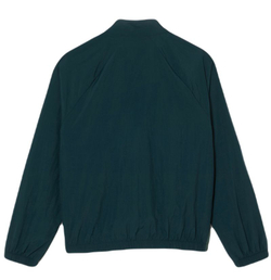 Детская теннисная толстовка Lacoste Recycled Fiber Colourblock Zipped - green/flashy yellow/white/dark green