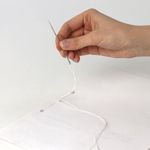 Набор для прошивки документов (игла 80 мм, нить 30 м, наклейки "Прошито, пронумеровано" 10 шт.), STAFF, 604773