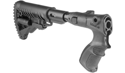 Телескопический складной приклад с амортизатором AGRF 870 FK SB, чёрный, FAB Defense