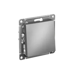 Переключатель проходной 1-кл. СП AtlasDesign 10А IP20 (сх. 6) 10AX механизм сталь SE ATN000961