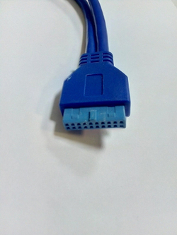 USB 3.0 (x2) - 20pin (f) кабель внутренний встраиваемый 30 см раздельные штекеры