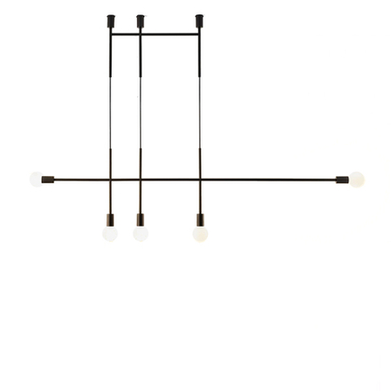 Ceiling design lamp  Big Kick by Volker Haug (Black)