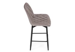 Полубарный стул Баодин К Б/К крутящийся латте / черный