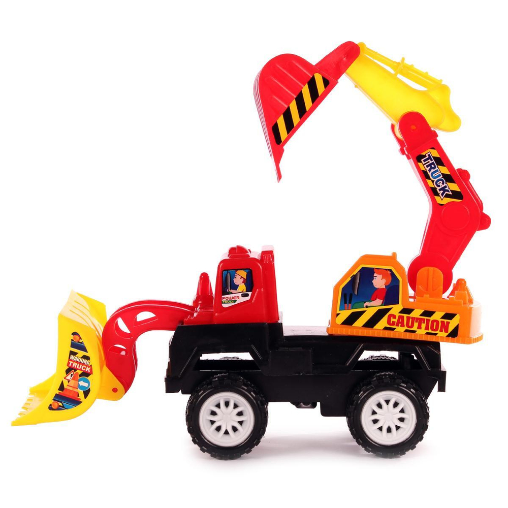 Экскаватор игрушечный 23см, ТС-02-039