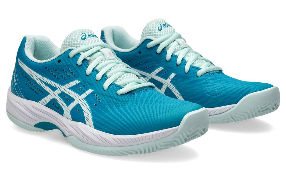 Женские Кроссовки теннисные Asics Gel-Game 9 Clay/OC - Бирюзовый