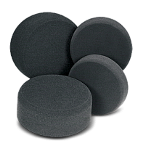 Круг полировальный финишный для эксцентрика Koch Finish-Schwamm schwarz, 160мм, Черный