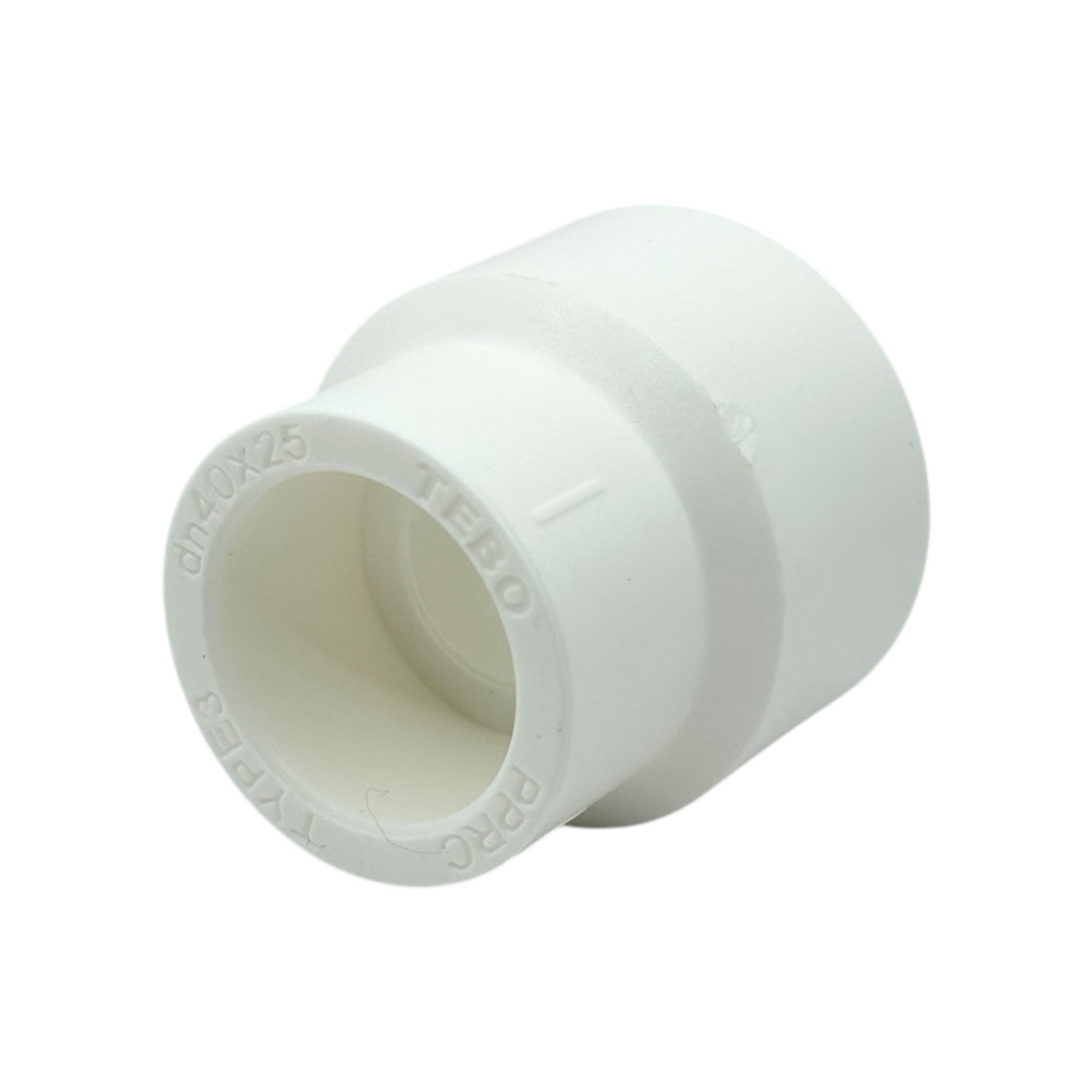 Муфта полипропиленовая переходная TEBO 40x25 НАР-ВН (фитинг-труба)