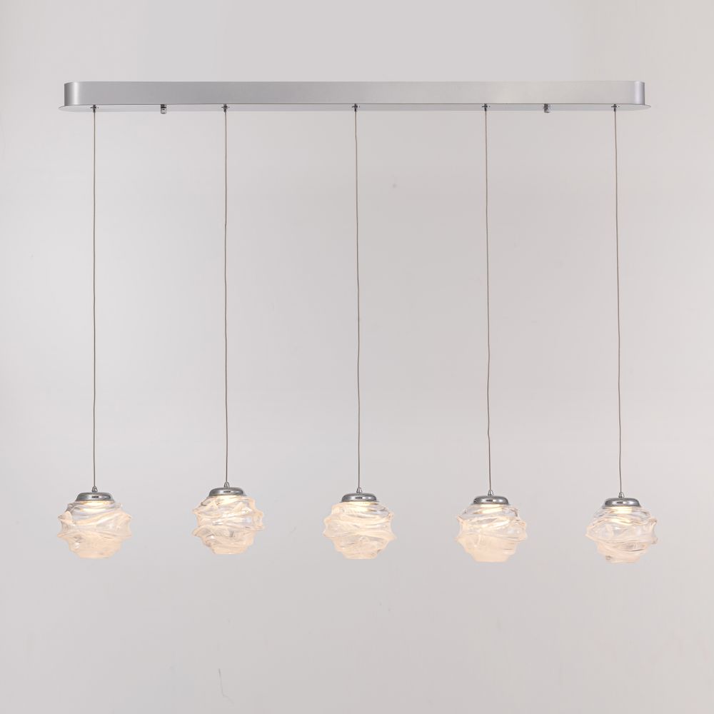 Подвесной светильник MD25030003-5B chrome/clear