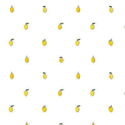 Лимоны. Мелкий паттерн на белом фоне.