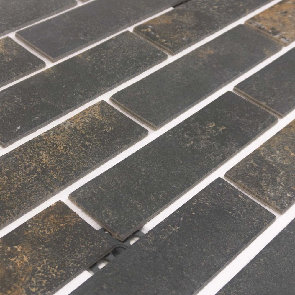 Клинкерная термопанель ППС BestPoint Exclusive Metal Dark 1020х455 мм