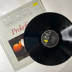 Винтажная виниловая пластинка LP Прокофьев Сборник, Musicalia 79. Prokofiev (Испания 1987)