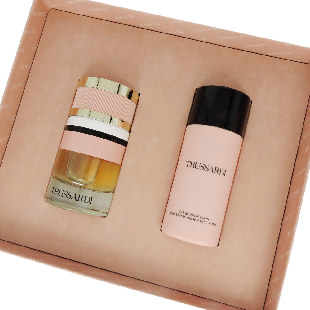 Trussardi Trussardi w set(edp 60 + silk body emulsion 125) — парфюмерный подарочный набор для женщин.