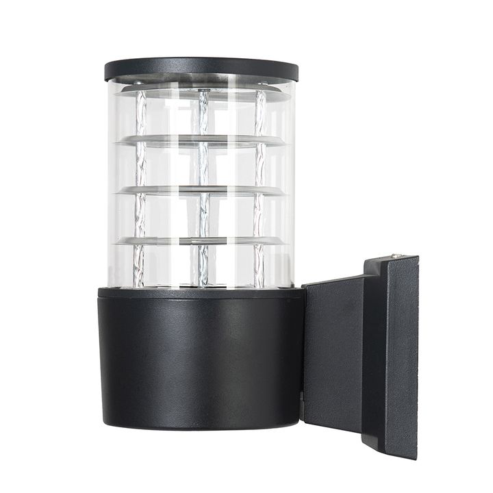 Светильник садово-парковый Feron.ONE DH0801-P, на стену вверх, E27 230V, черный пластик