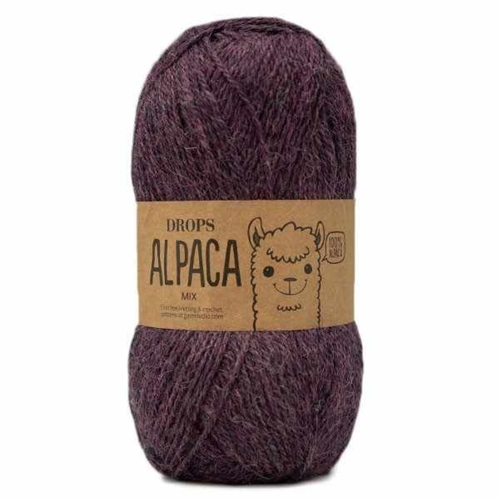 Пряжа Drops Alpaca mix 9023 purple fog