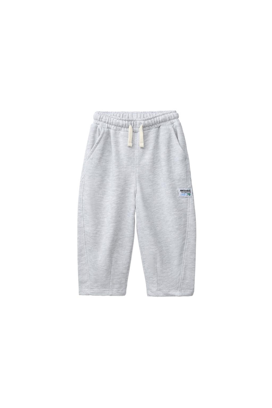 ZARA БРЮКИ BARREL С ЭТИКЕТКОЙ, СЕРЫЙ МЕЛАНЖ