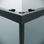 Душевой уголок Grossman Cosmo 300.K33.02.9090.21.00 90x90 стекло прозрачное/профиль черный матовый