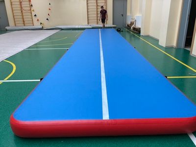 Надувная акробатическая дорожка гимнастическая "StarTrack" - 12х2х0,31м. (ЦВЕТ: НА ЗАКАЗ)