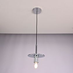 Подвесной светильник RH Utilitaire Disk Shade Pendant Silver