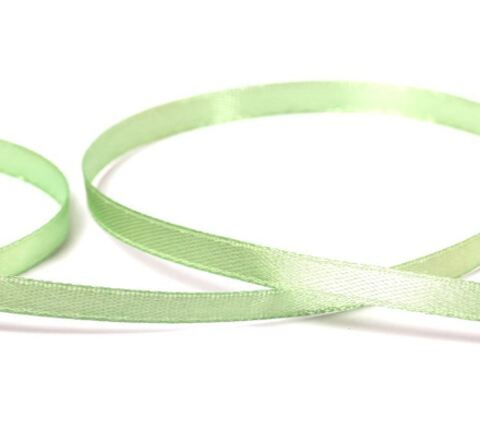 Лента атласная 6 мм ( 1/4 "), №052 травяной