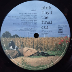 Винтажная виниловая пластинка LP Pink Floyd The Final Cut (Japan 1983) (Obi) The Fletcher Memorial Home