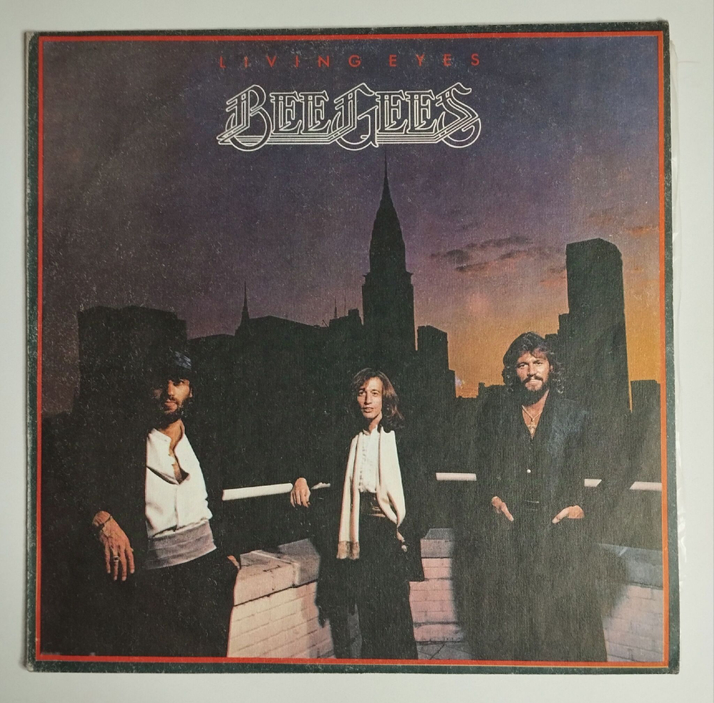 Винтажная виниловая пластинка LP Bee Gees Living Eyes (Болгария 1984)