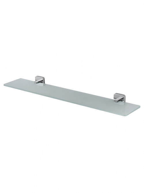 Стеклянная полка для ванной WONZON & WOGHAND STILL, Хром (WW-6627)