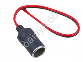 Гнездо прикуривателя универсальное на проводах, 0.75мм2, 120Вт, 30см, 12В/10А NEW GALAXY 738030