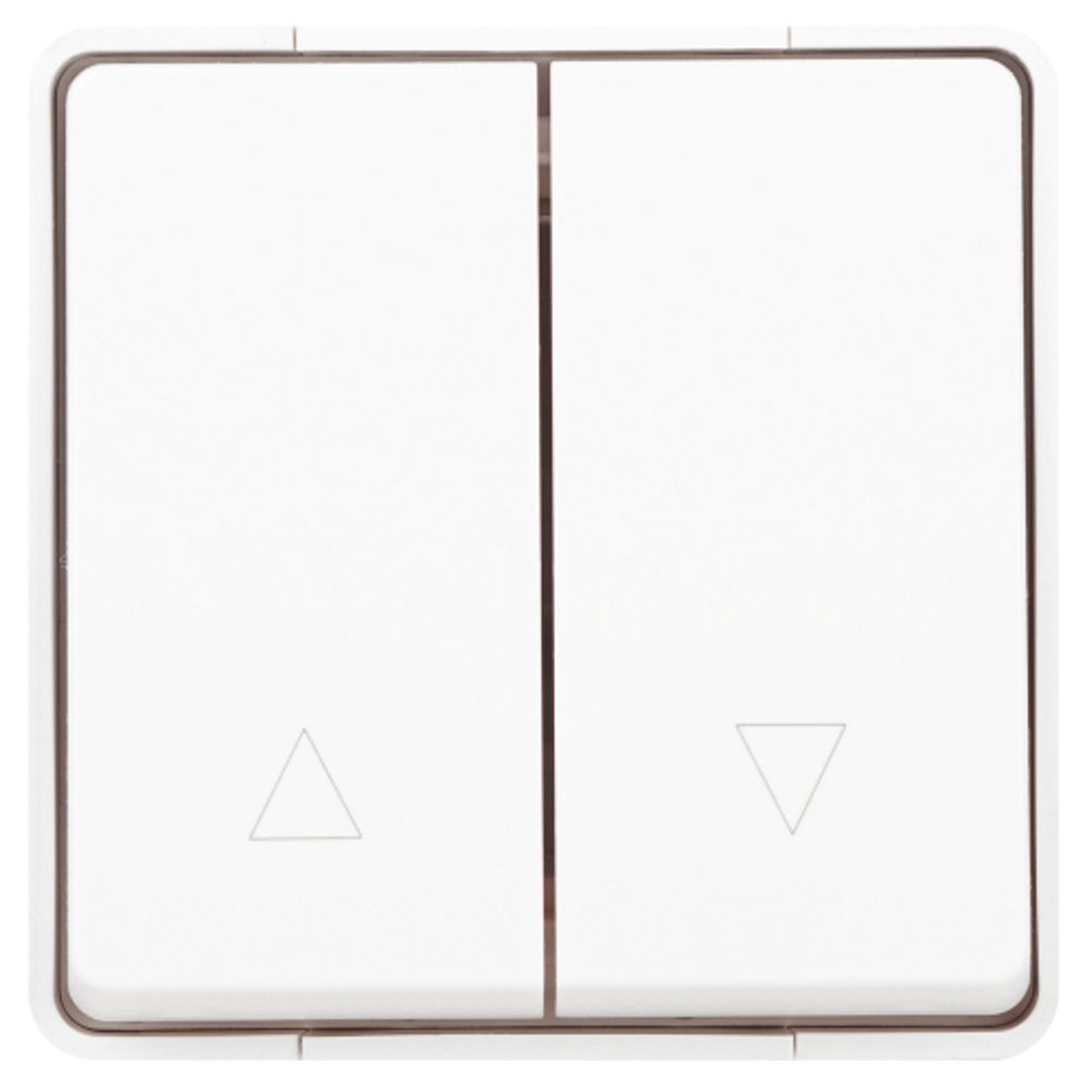 Переключатель ЭРА Эксперт 11-1508-01 для жалюзи кнопочный IP55 10АХ-250В ОУ белый