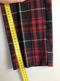 Брюки Zara в стильную клетку, маркировка L, визуально 46/48 размер