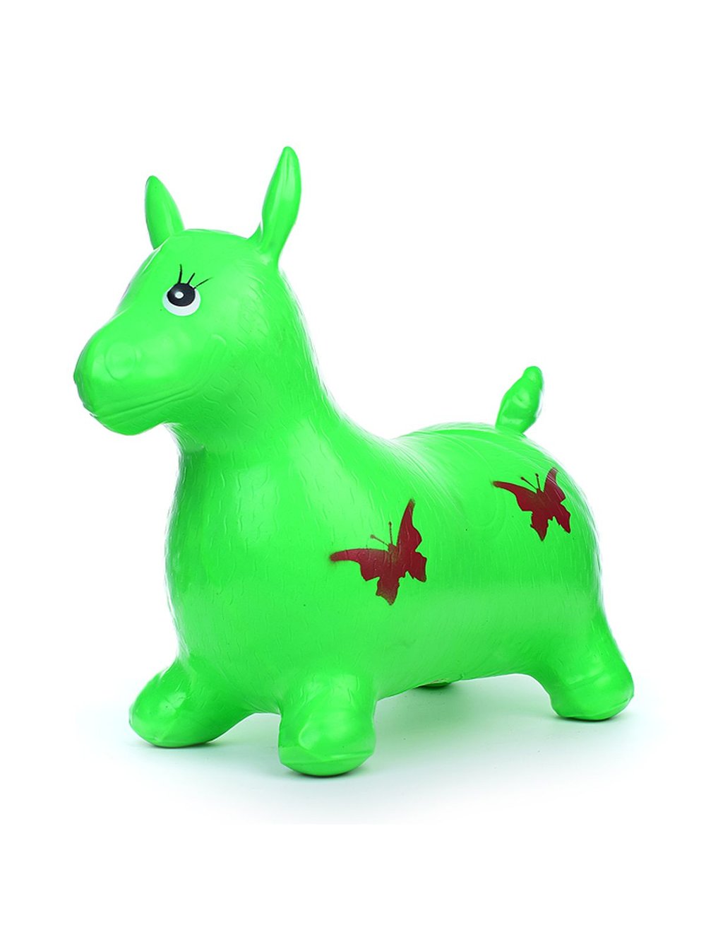 Прыгун Ослик с бабочками (зеленый цвет)