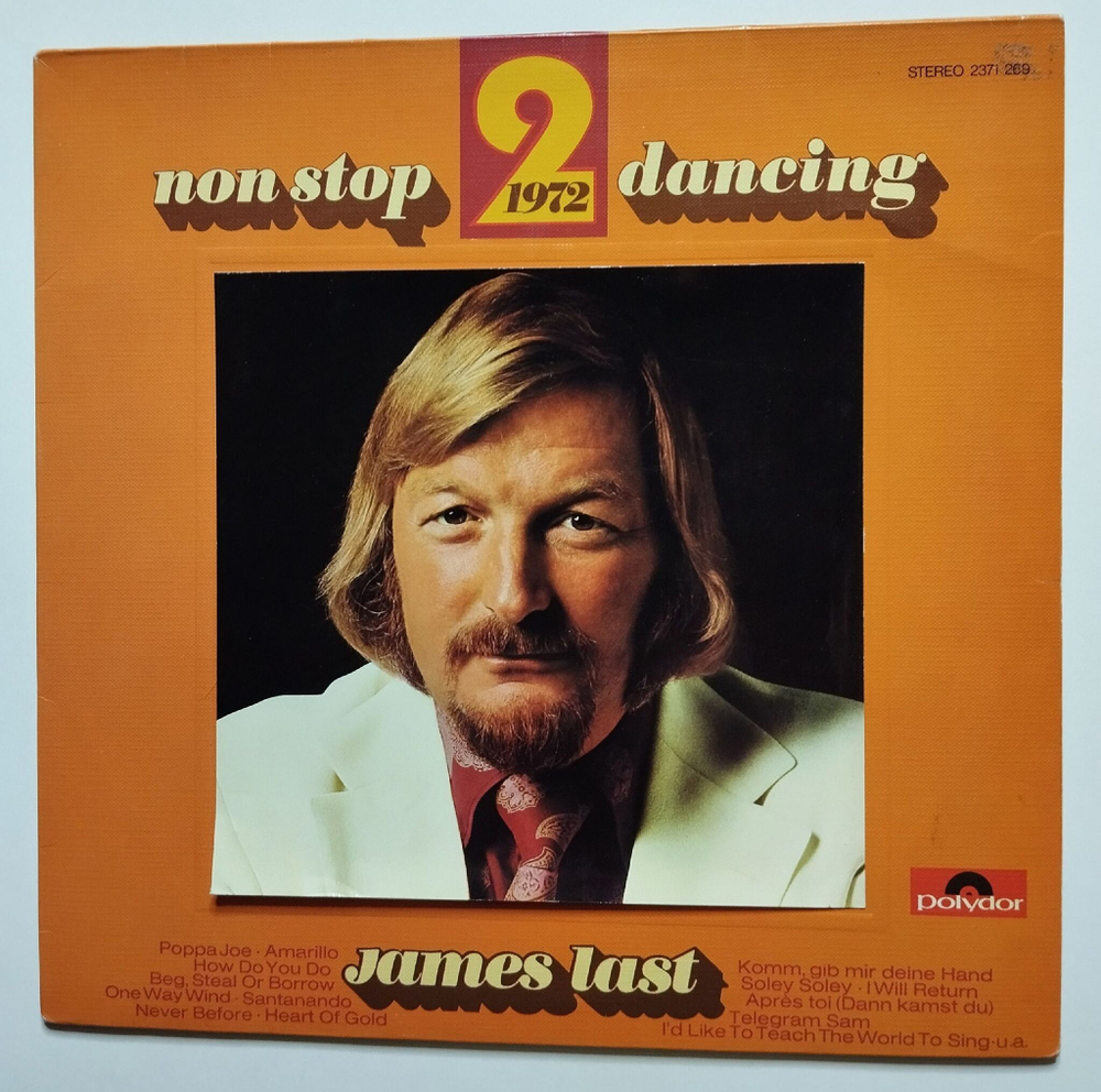Винтажная виниловая пластинка LP James Last Non Stop Dancing 72/2 (Germany 1972) NM