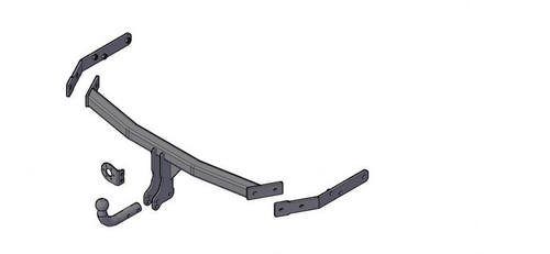 Фаркоп Great Wall Hover H3 (CC 6461KM2C) 2014-2017, условно-съемный,(без электрики) Трейлер.8122