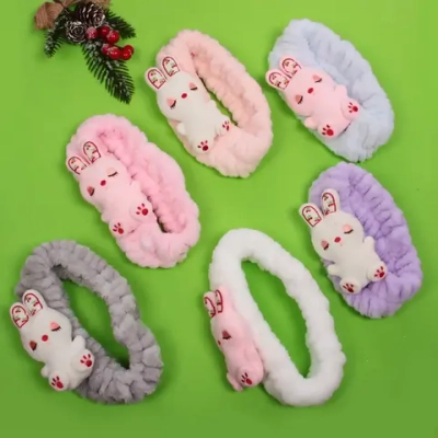 Повязка на голову «Кокетка - Bunny Ko-Ko», микс 5 цветов, 6*20 см