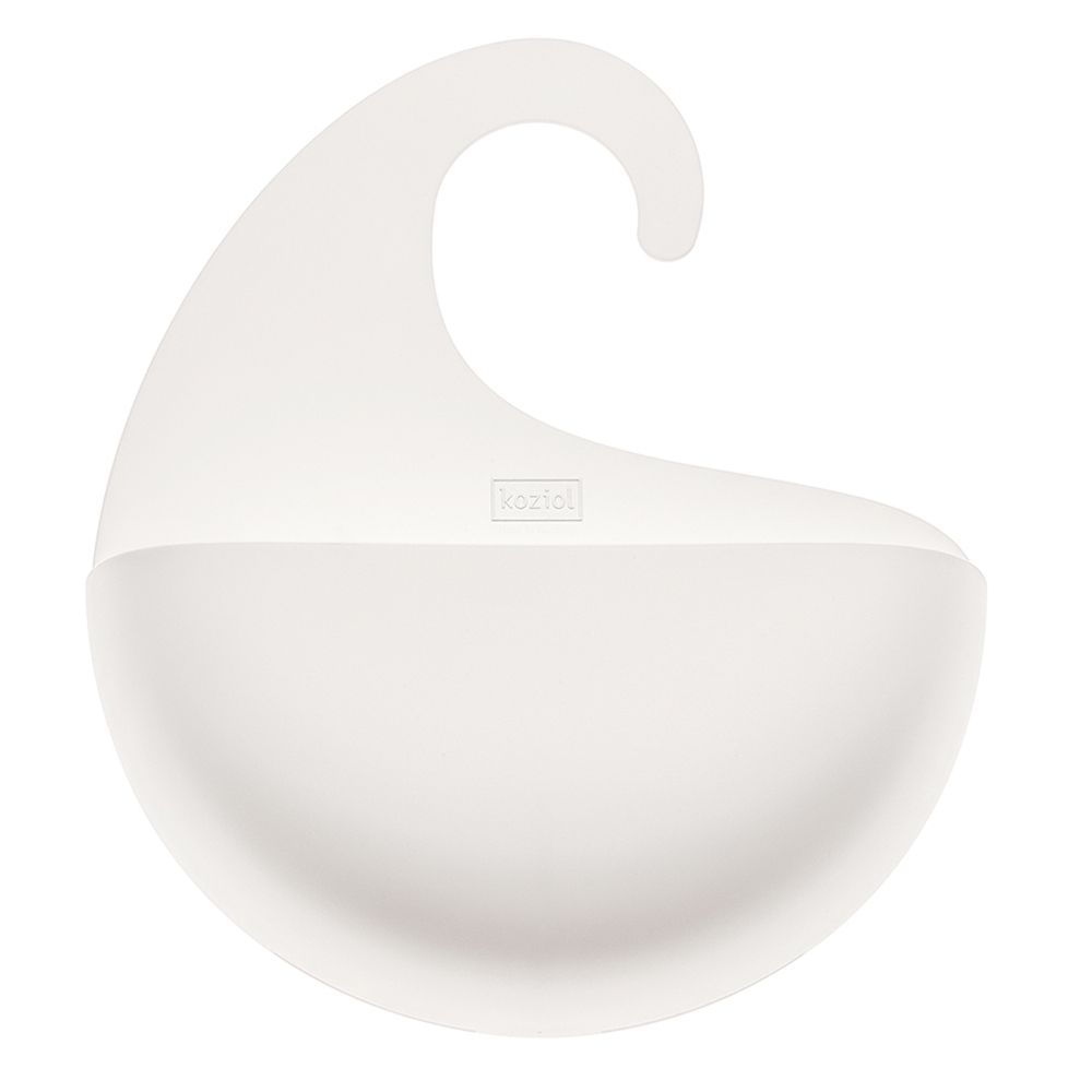 Органайзер для ванной surf, organic, 27х31,8х8 см, белый