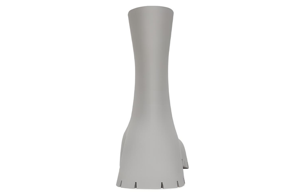 Balenciaga Trooper Rubber Boot Grey Women"s