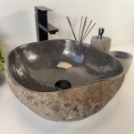 Раковина из речного камня RS-65365 38*38*15 0856