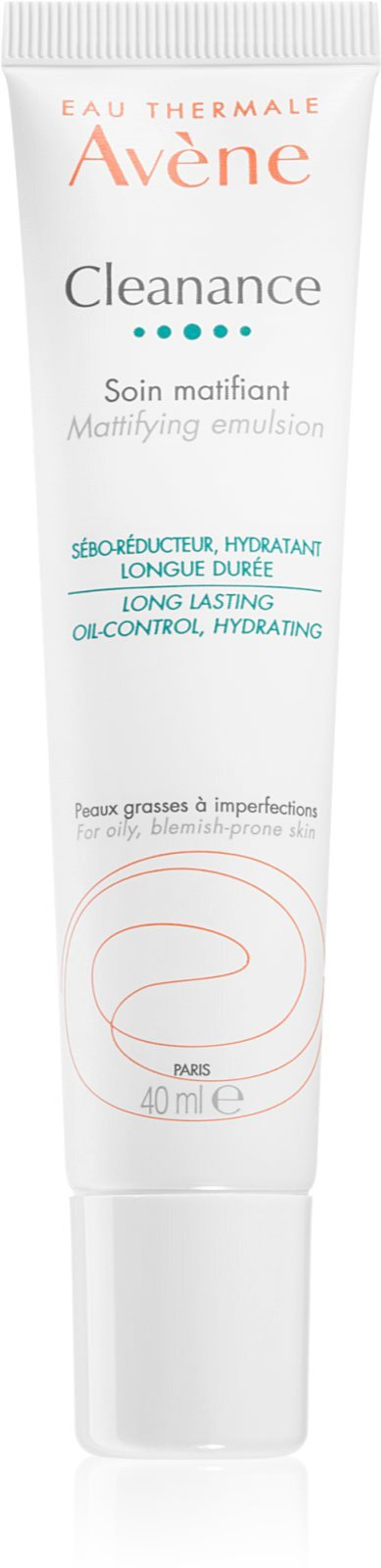 Avene Cleanance - матирующий флюид для жирной кожи, склонной к акне /   40  ml  / GTIN 3282770207828