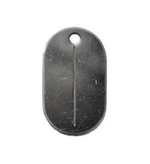 Жетон пустой овальный ст/обр нержавейка