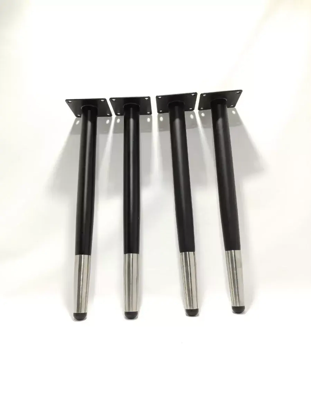 Ножки мебельные опоры Черные серебряный браслет 400мм/4шт