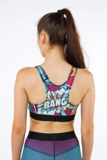 Топ бра Pop-art QOZA, голубой, l-xl